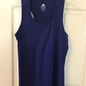 Adidas purplish-blue workout tank top XL